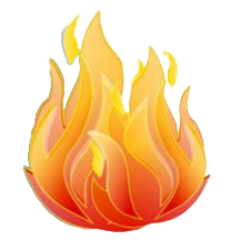 Horrid Historia Logo - Stylized Flame